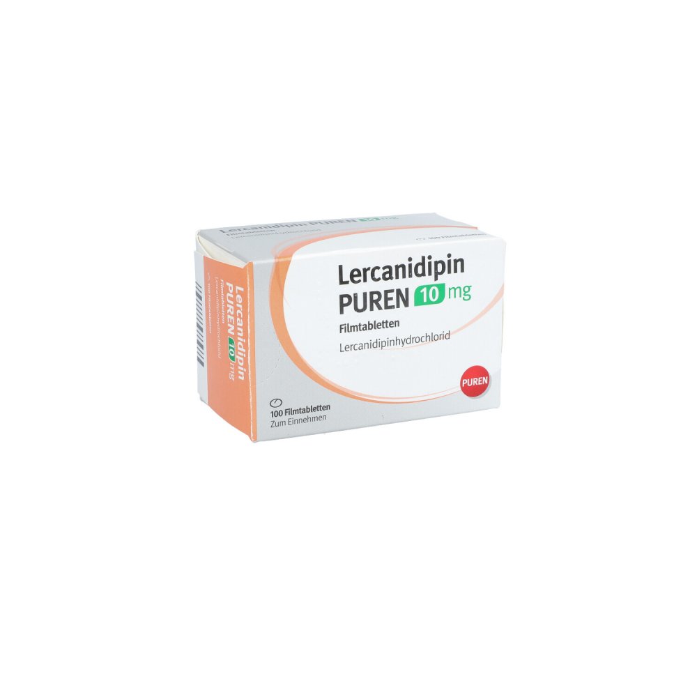 Lercanidipin Puren 10 Mg Filmtabletten (100 stk)