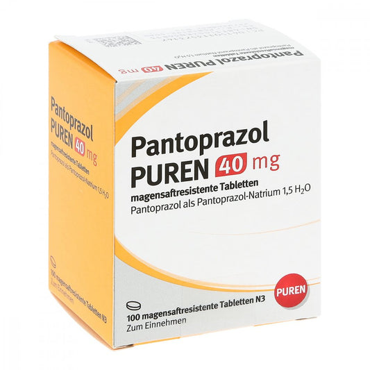 Pantoprazol Puren 40 Mg Magensaftres.Tabletten (100 stk)