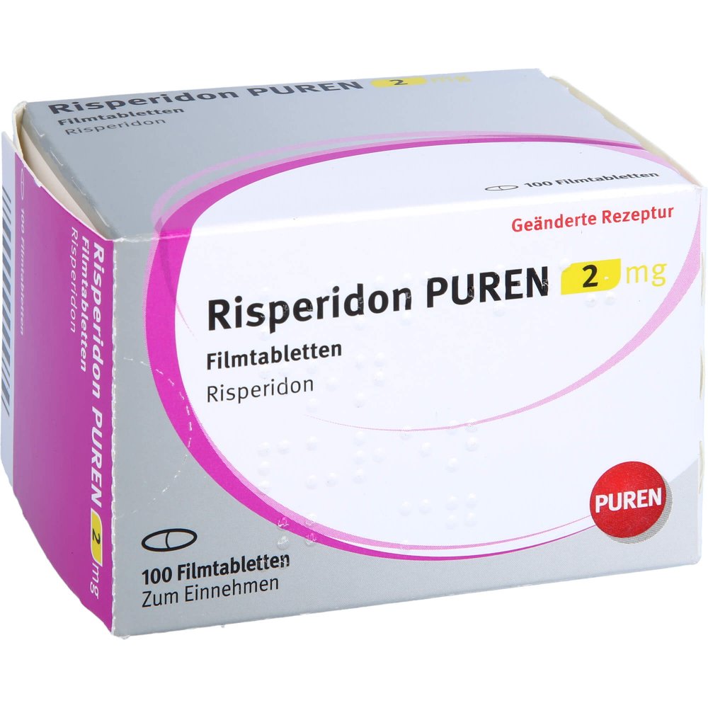 Risperidon Puren 2 Mg Filmtabletten (100 stk)