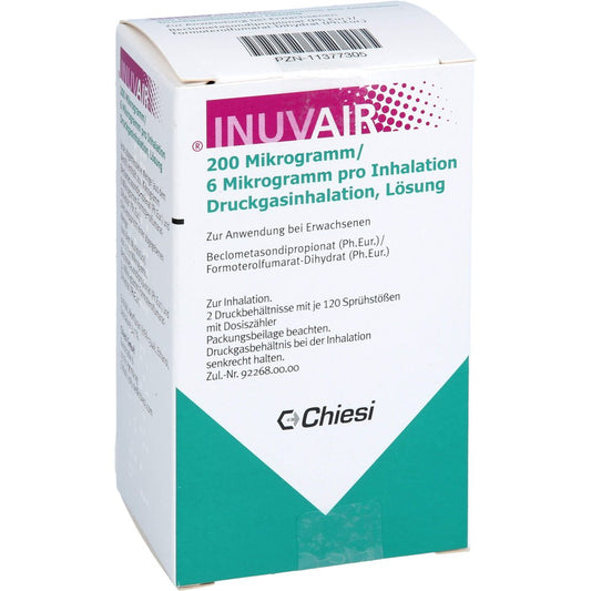 Inuvair 200/6 Μg 120 Hub Druckgasinhalat (2 stk)
