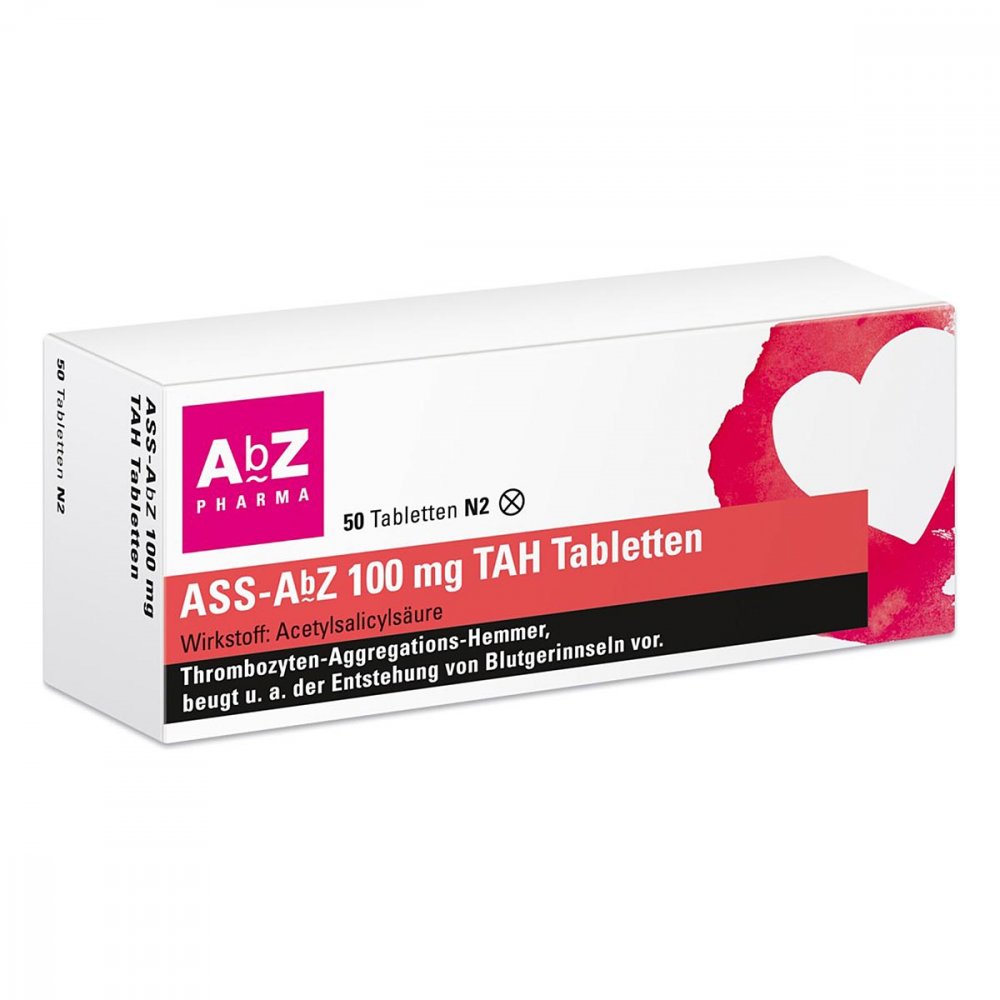 Ass Abz 100 Mg Tah Tabletten (50 stk)
