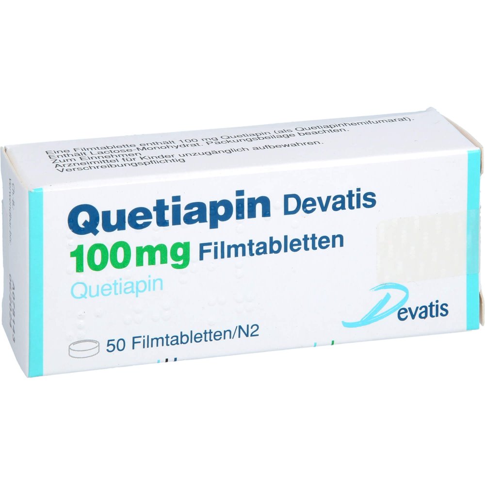 Quetiapin Devatis 100 Mg Filmtabletten (50 stk)