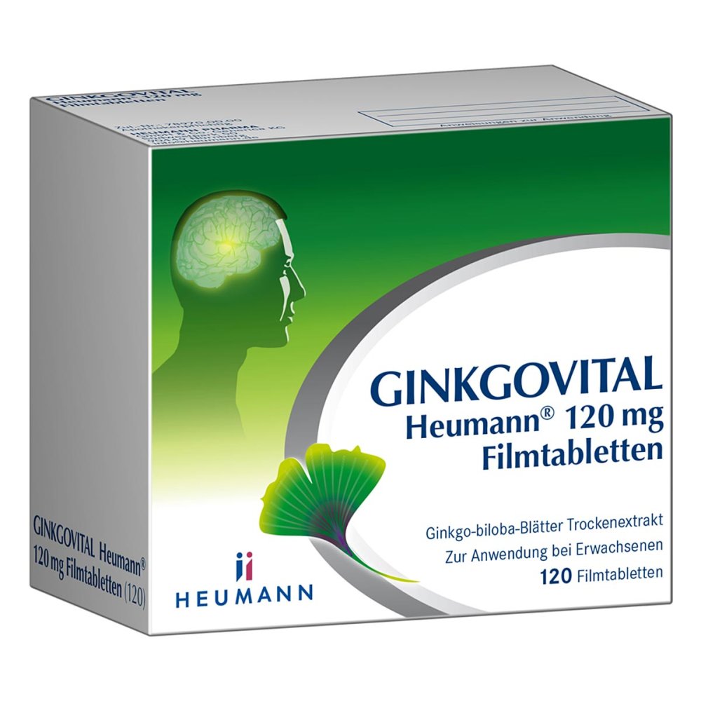 Ginkgovital Heumann 120 Mg Filmtabletten (120 stk)