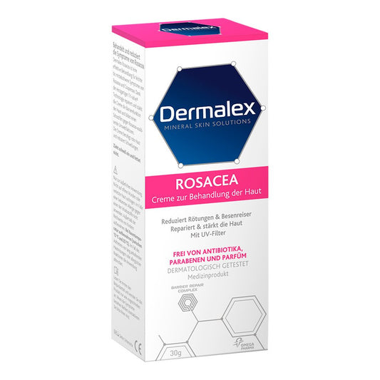 Das Produktfoto zeigt Dermalex Rosacea Creme (30 g) PZN 11530994