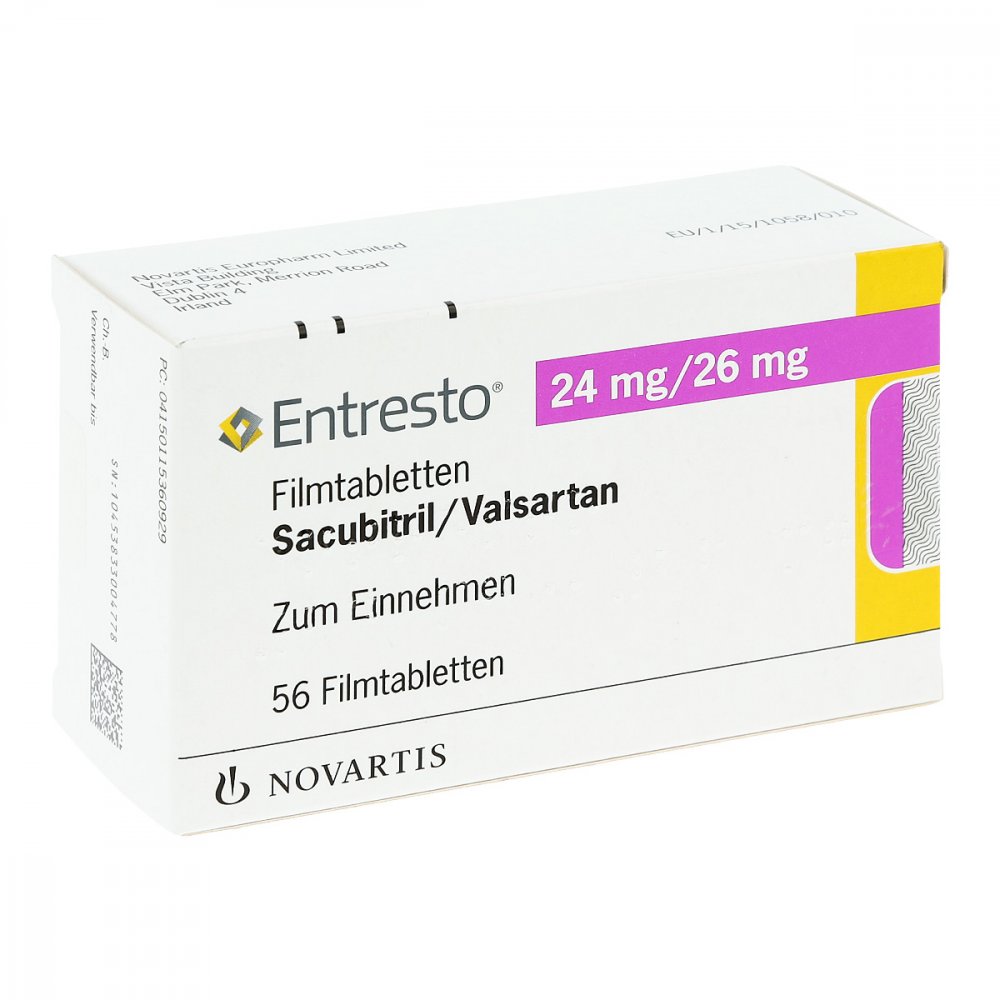 Entresto 24 Mg/26 Mg Filmtabletten (56 stk)