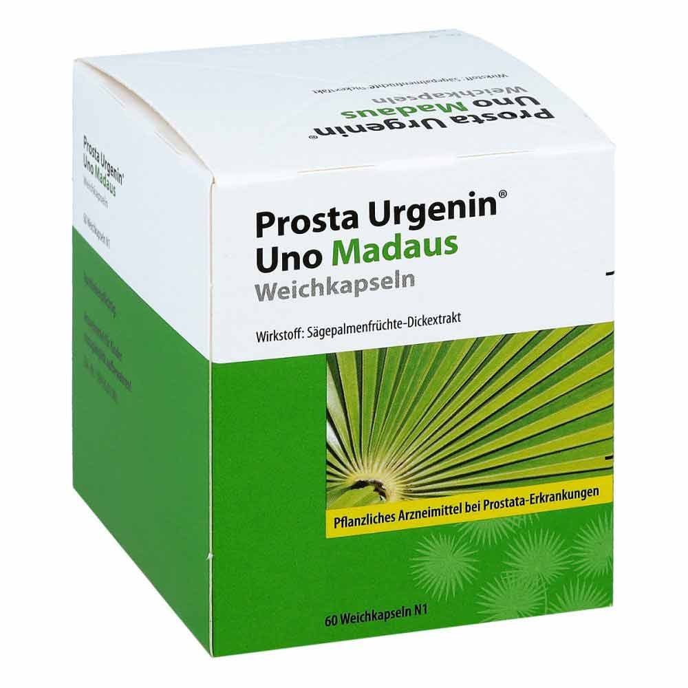 Das Produktfoto zeigt Prosta Urgenin Uno Madaus Weichkapseln (60 stk) PZN 11548244