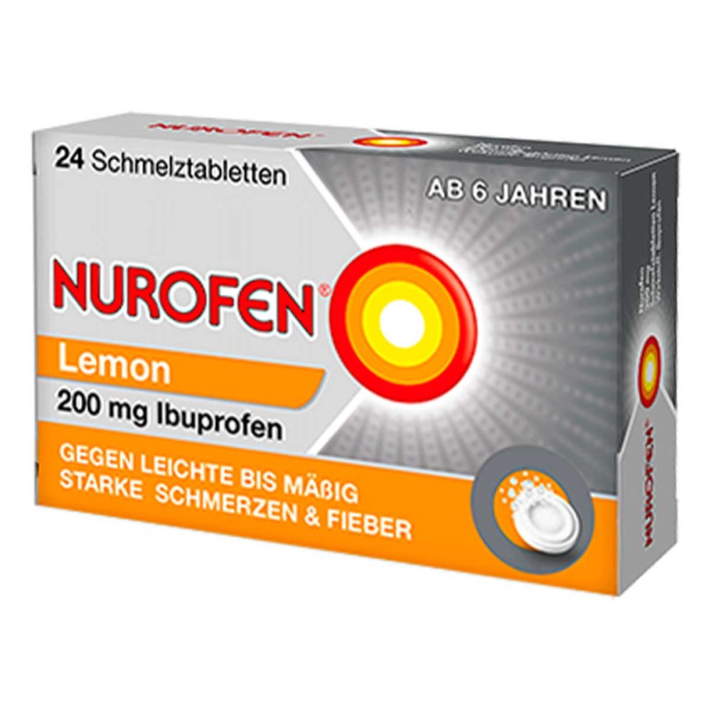 Nurofen 200 Mg Schmelztabletten Lemon (24 stk)