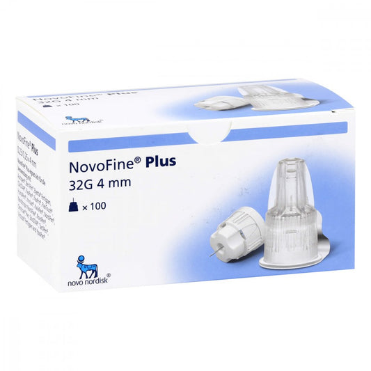 Das Produktfoto zeigt Novofine Plus Nadeln 32 G 4 Mm (100 stk) PZN 11564527