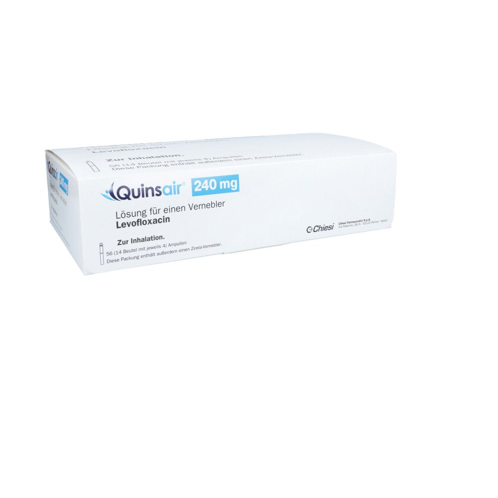Das Produktfoto zeigt Quinsair 240 Mg Lösung Für Einen Vernebler (56 stk) PZN 11580762