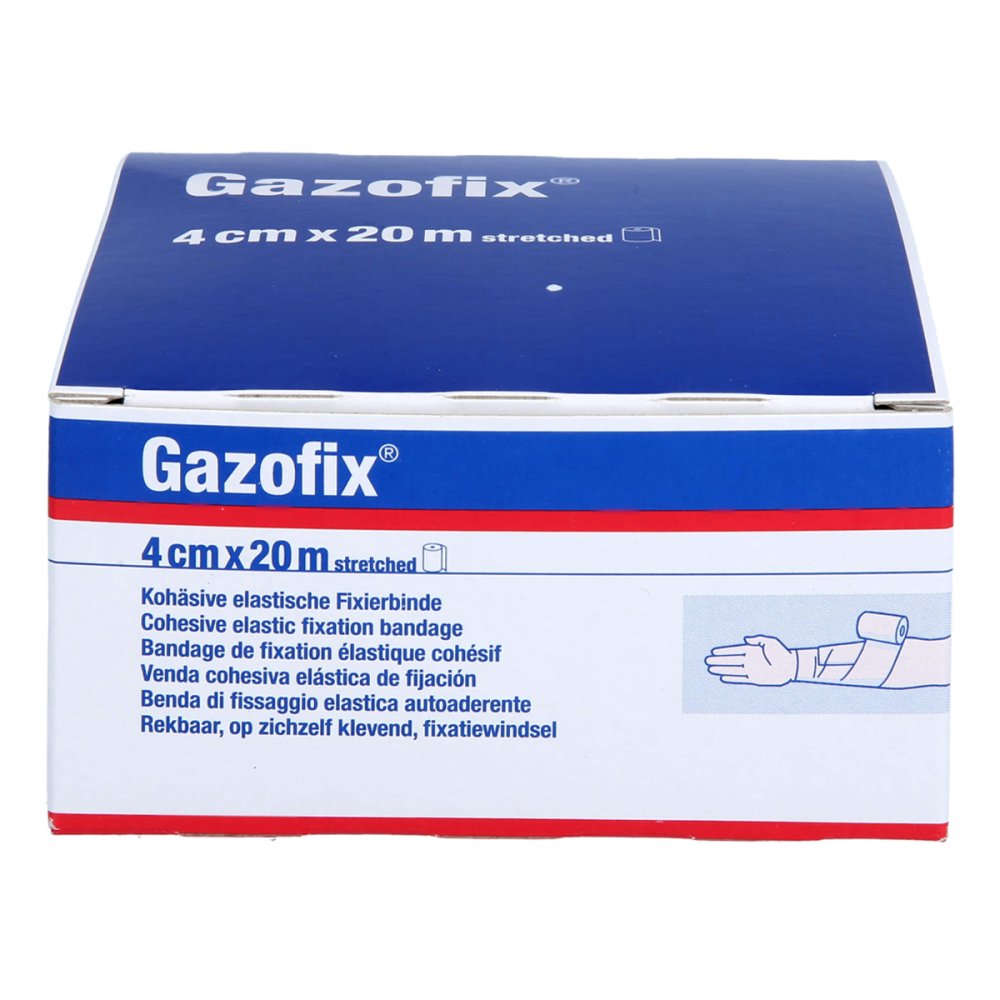 Gazofix Fixierbinde Kohäsiv 4 Cmx20 M (1 stk)