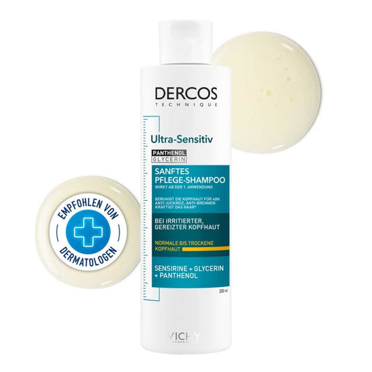 Vichy Dercos Ultra-Sensitiv Shampoo Trock.Kopfhaut (200 ml)