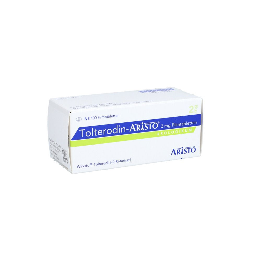 Tolterodin Aristo 2 Mg Filmtabletten (100 stk)