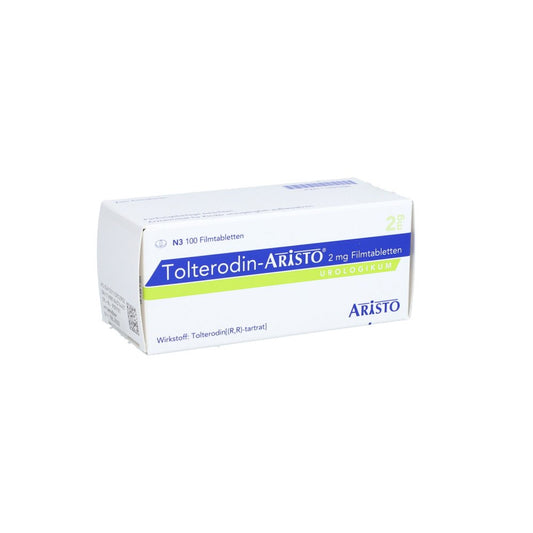 Tolterodin Aristo 2 Mg Filmtabletten (100 stk)