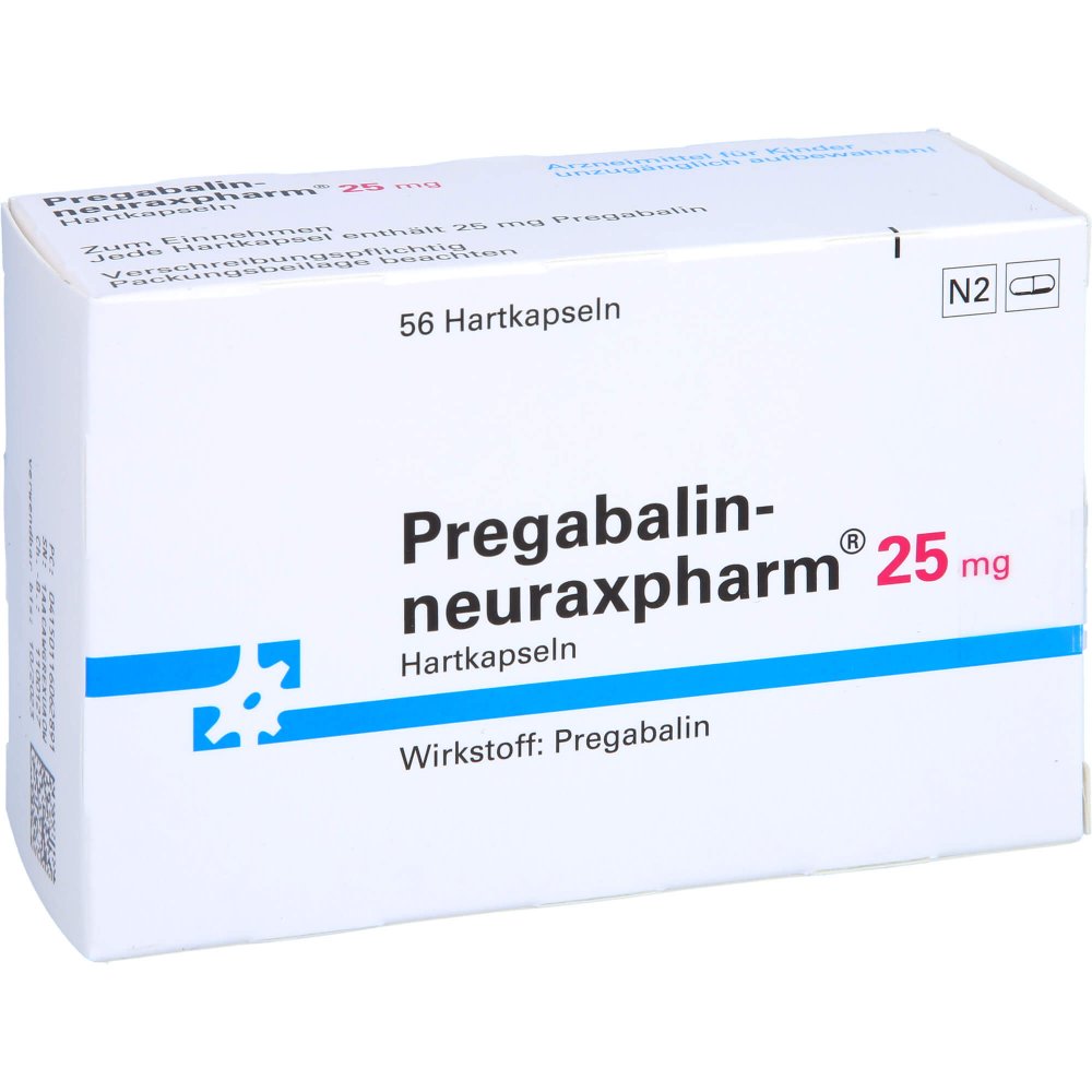Pregabalin-Neuraxpharm 25 Mg Hartkapseln (56 stk)