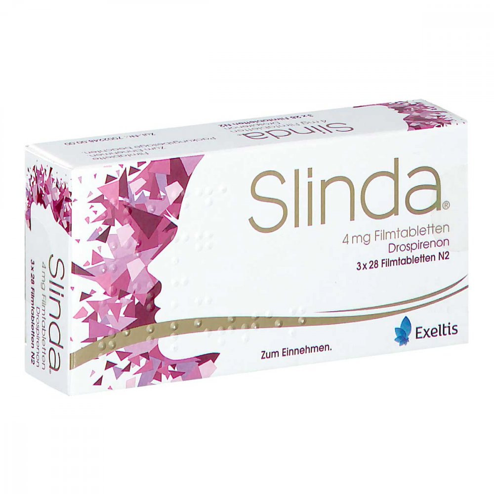 Slinda 4 Mg Filmtabletten (3X28 stk)