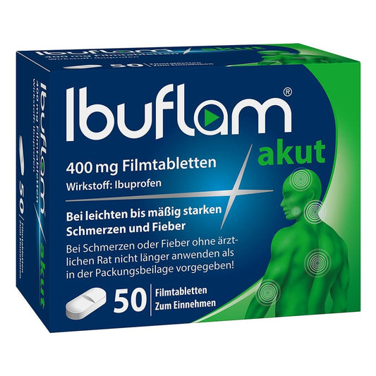 Ibuflam Akut 400 Mg Filmtabletten (50 stk)