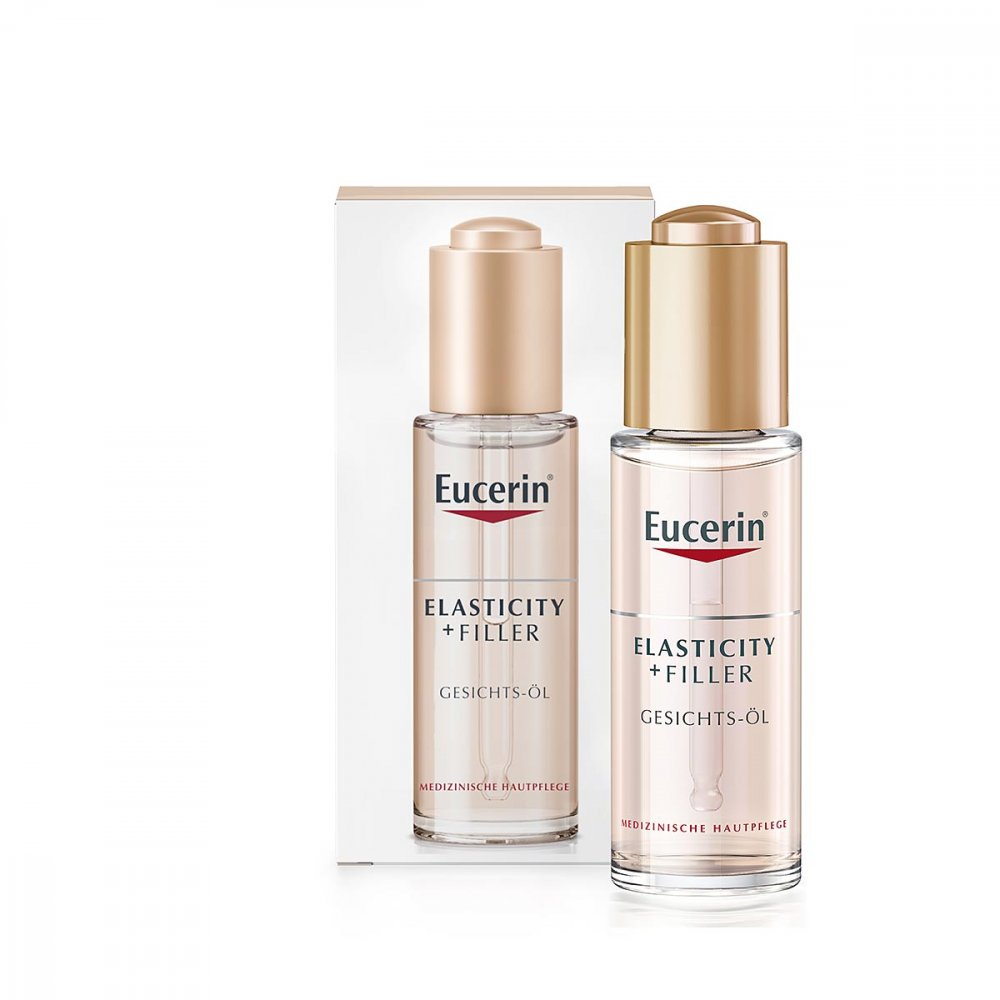 Das Produktfoto zeigt Eucerin Anti-Age Elasticity+Filler Gesichts-Öl (30 ml) PZN 11652941
