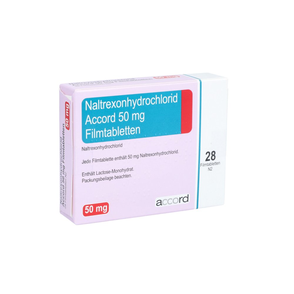 Naltrexonhydrochlorid Accord 50 Mg Filmtabletten (28 stk)