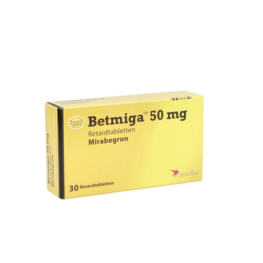 Betmiga 50 Mg Retardtabletten (30 stk)