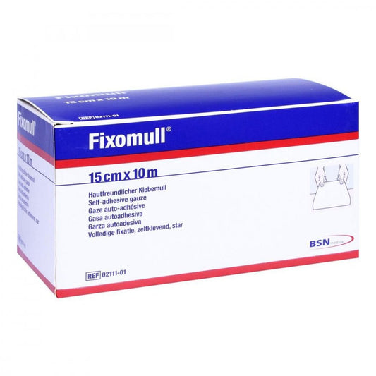 Das Produktfoto zeigt Fixomull Klebemull 15 Cmx10 M (1 stk) PZN 11690858
