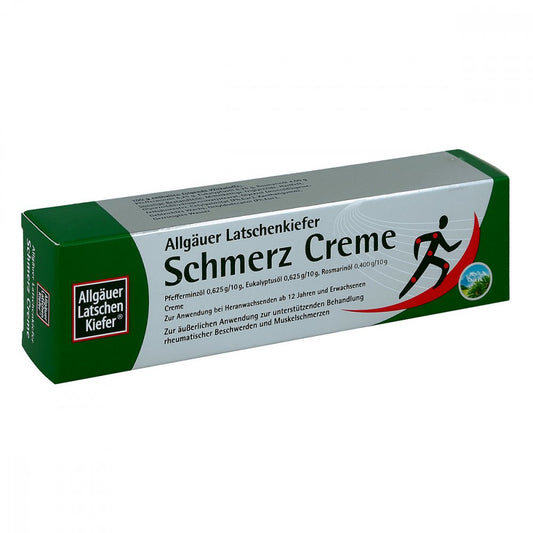 Das Produktfoto zeigt Allgäuer Latschenk. Schmerz Creme (100 g) PZN 11692113