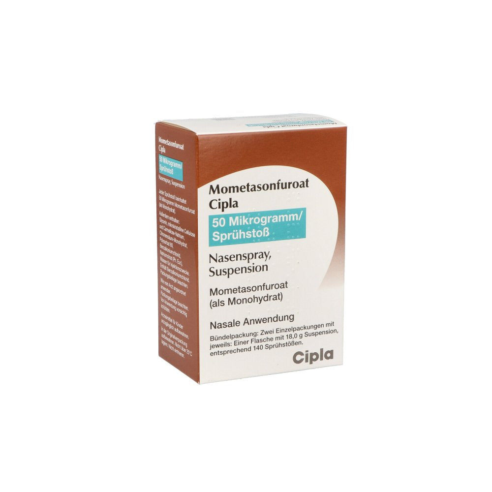 Mometasonfuroat Cipla 50μg/Sprühst.Nasenspr.2x140 (2 stk)