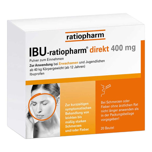 Ibu-Ratiopharm Direkt 400 Mg Pulver Zum Einnehmen (20 stk)