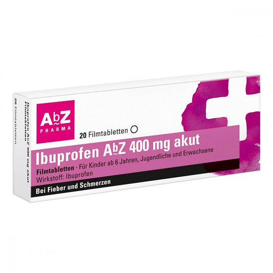 Ibuprofen Abz 400 Mg Akut Filmtabletten (20 stk)