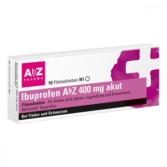 Ibuprofen Abz 400 Mg Akut Filmtabletten (10 stk)