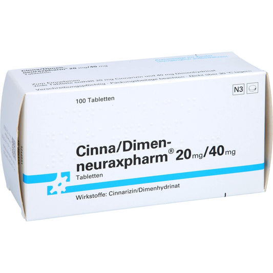 Cinna/Dimen-Neuraxpharm 20 Mg/40 Mg Tabletten (100 stk)