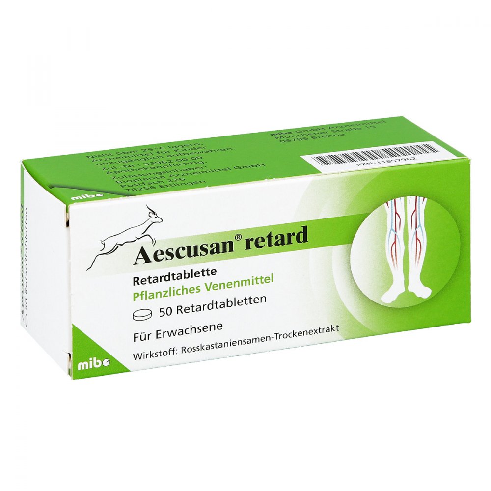 Aescusan Retard Retardtabletten (50 stk)