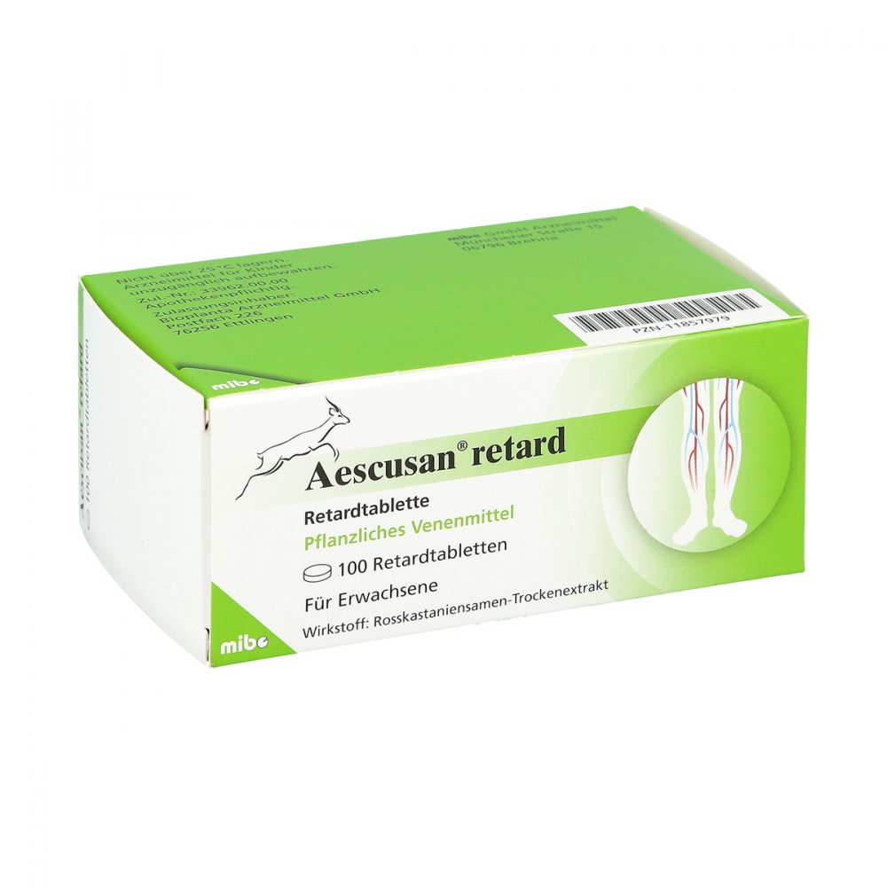 Aescusan Retard Retardtabletten (100 stk)