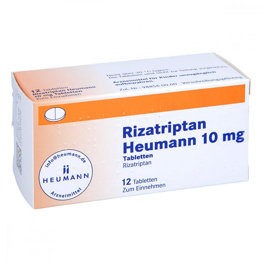 Rizatriptan Heumann 10 Mg Tabletten (12 stk)