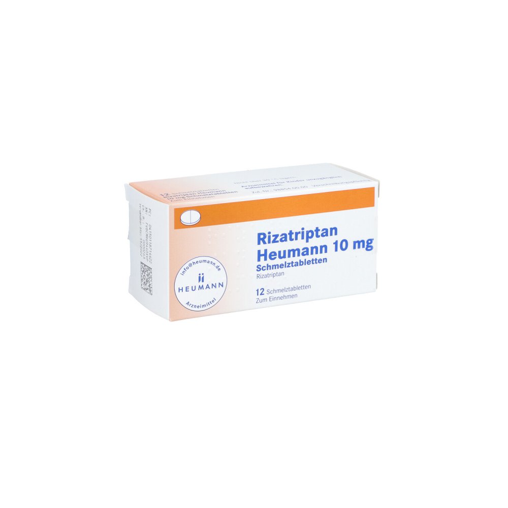 Rizatriptan Heumann 10 Mg Schmelztabletten (12 stk)