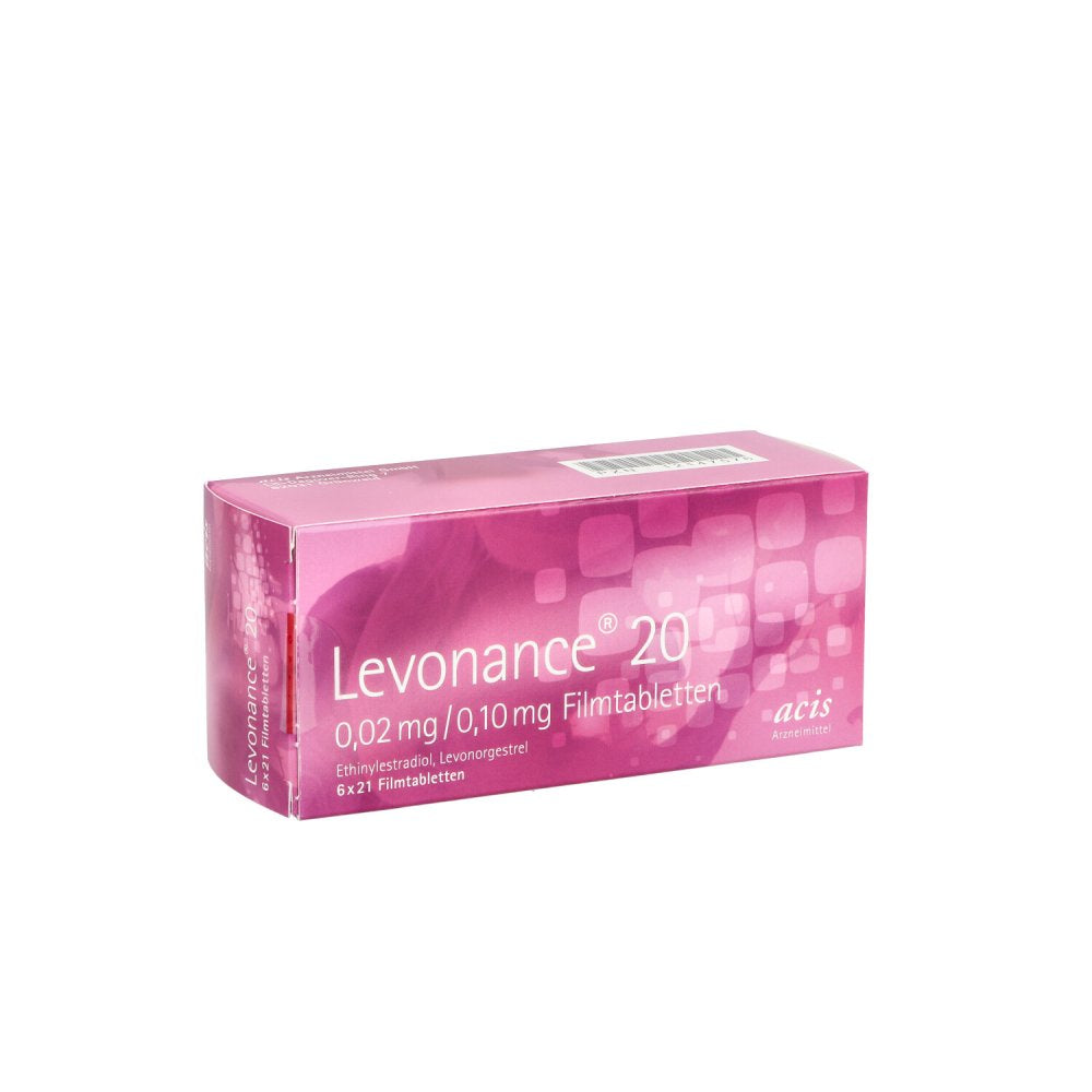 Levonance 20 0,02 Mg/0,10 Mg Filmtabletten (6X21 stk)