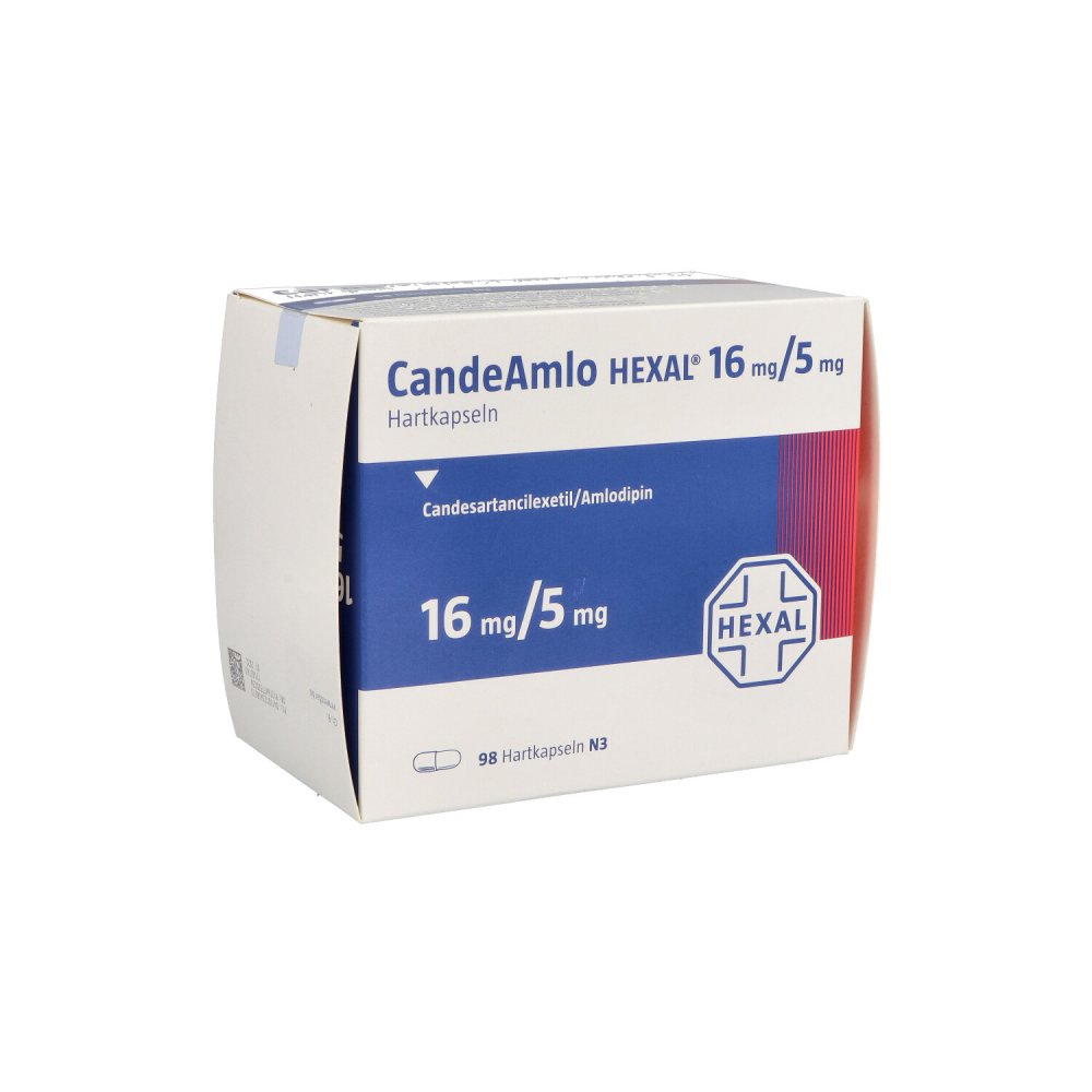 Candeamlo Hexal 16 Mg/5 Mg Hartkapseln (98 stk)