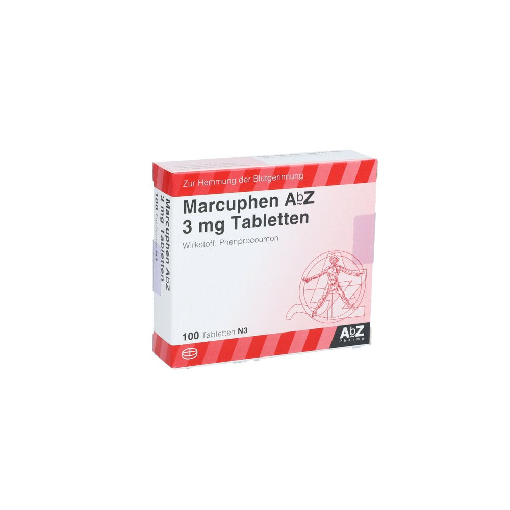 Das Produktfoto zeigt Marcuphen Abz 3 Mg Tabletten (100 stk) PZN 12345690