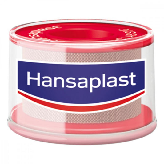 Das Produktfoto zeigt Hansaplast Fixierpfl.Classic 2,5 Cmx5 M Schub (1 stk) PZN 12347418
