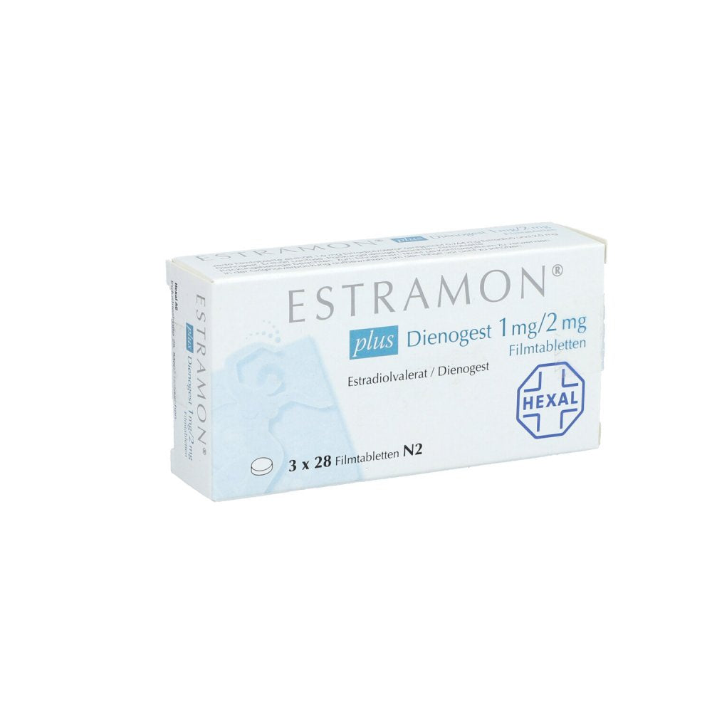 Estramon Plus Dienogest 1 Mg/2 Mg Filmtabletten (3X28 stk)