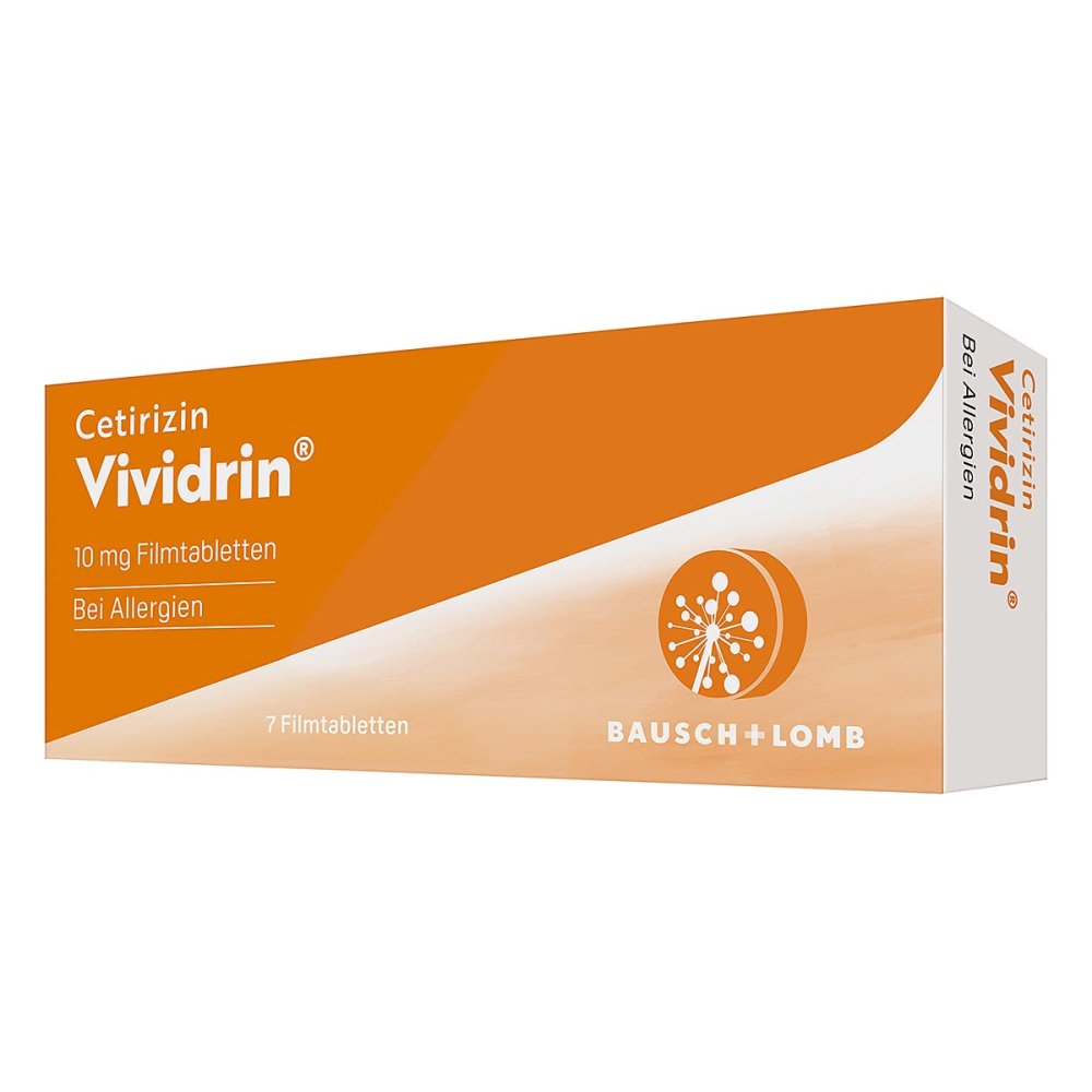 Cetirizin Vividrin 10 Mg Filmtabletten (7 stk)