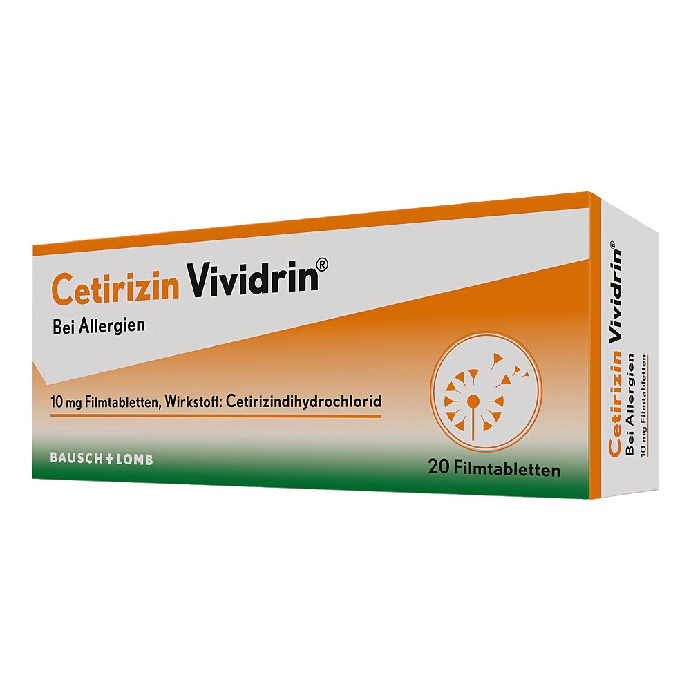 Cetirizin Vividrin 10 Mg Filmtabletten (20 stk)