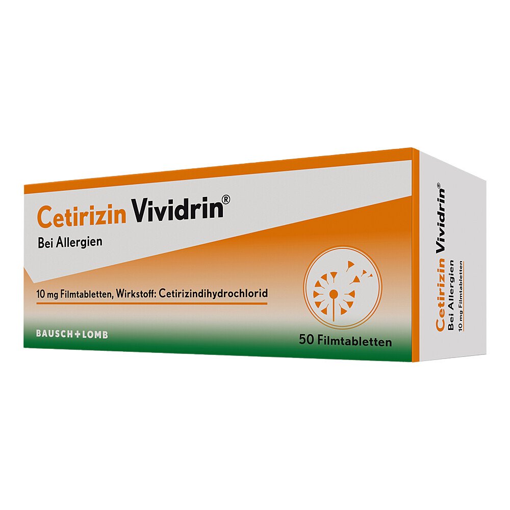 Cetirizin Vividrin 10 Mg Filmtabletten (50 stk)