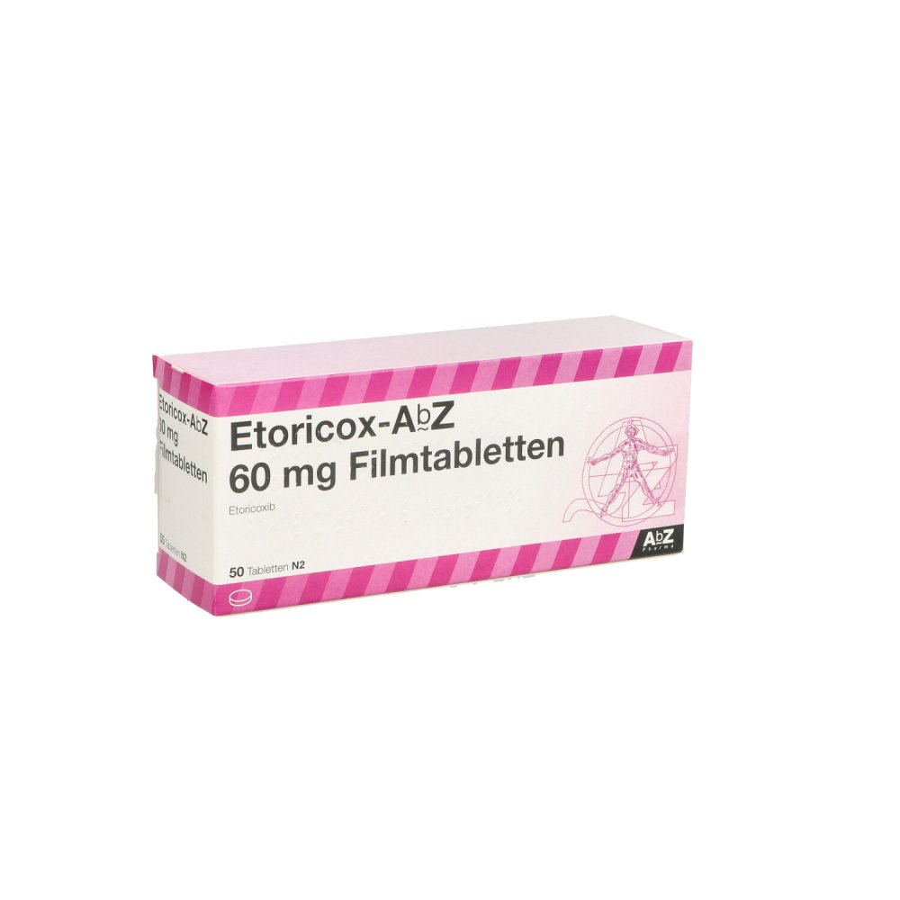 Etoricox Abz 60 Mg Filmtabletten (50 stk)