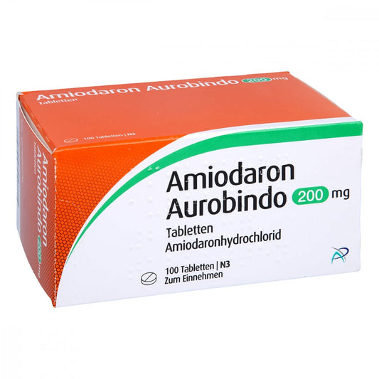 Amiodaron Aurobindo 200 Mg Tabletten (100 stk)