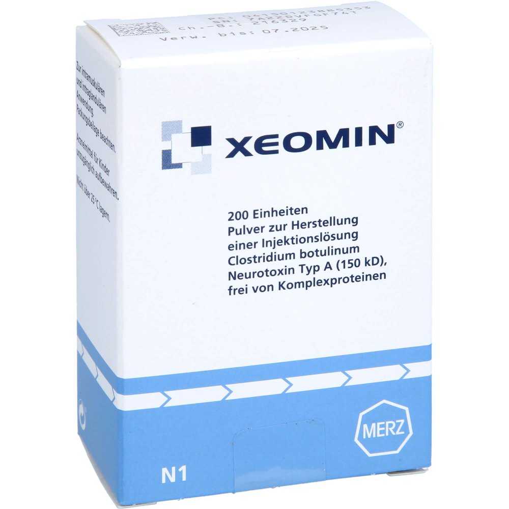 Xeomin 200 Einheiten Pulver Z.Herst.E.Injekt.-Lsg. (1 stk)