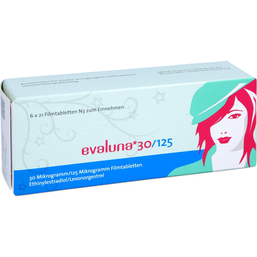 Evaluna 30/125 30 Mikrogramm/125 Mikrogramm Fta (126 stk)