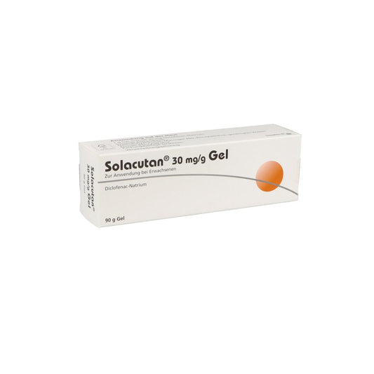 Das Produktfoto zeigt Solacutan 30 Mg/G Gel (90 g) PZN 12395587