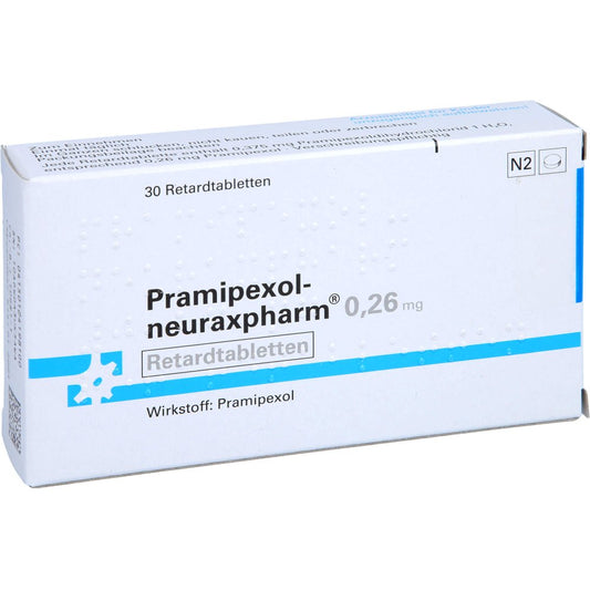 Pramipexol-Neuraxpharm 0,26 Mg Retardtabletten (30 stk)