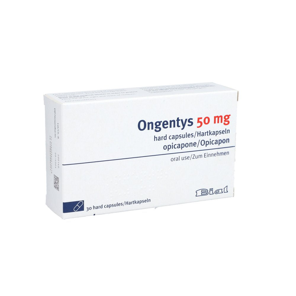 Das Produktfoto zeigt Ongentys 50 Mg Hartkapseln (30 stk) PZN 12420411