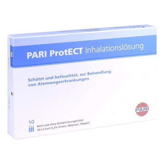 Pari Protect Inhalationslösung Mit Ectoin Ampullen (10X2.5 ml)